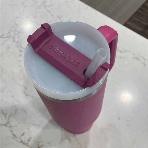 Dark pink 40oz Stanley travel cup - Picture 2 of 6